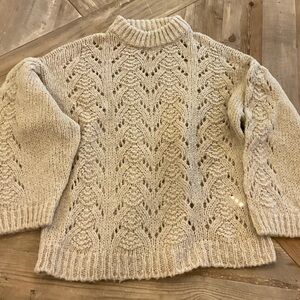 Kate Spade Alpaca Blend Pointelle Sweater